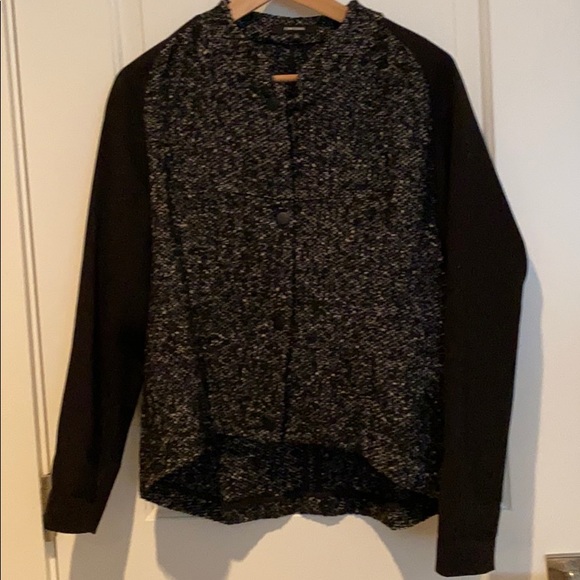 Tweed knit bomber jacket - Picture 1 of 1